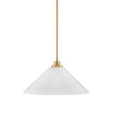 Odyssey 1 Light Stem Hung Large Pendant by Toltec - 2601-NAB-2161