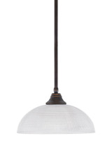 Any 1 Light Clear Ribbed Glass Medium Pendant by Toltec - 26-54