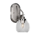 Odyssey 1 Light Round Glass Wall Sconce by Toltec - 2611-MB-4100