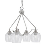 Odyssey 3 Light Small Chandelier by Toltec 2604-MB-4810