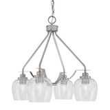 Odyssey 3 Light Small Chandelier by Toltec 2604-MB-4810 - 2604-MB-4810