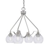 Odyssey 3 Light Small Chandelier by Toltec 2604-MB-4100 - 2604-MB-4100