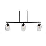 Odyssey 3 Light Oversized Linear Island Pendant 37 Inch Length by Toltec - 2636-37-95-37