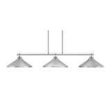 Odyssey 3 Light Linear Island Pendant 54.5 Inch Length by Toltec - 2633-424