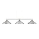 Odyssey 3 Light Linear Island Pendant 54.5 Inch Length by Toltec - 2633-424