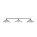 Odyssey 3 Light Linear Island Pendant 54.5 Inch Length by Toltec - 2633-424