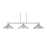 Odyssey 3 Light Linear Island Pendant 54.5 Inch Length by Toltec - 2633-424