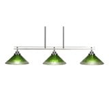 Odyssey 3 Light Oversized Linear Island Pendant 42.5 Inch Length by Toltec - 2636-425-775-425