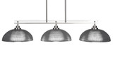 Odyssey 3 Light Oversized Linear Island Pendant 44.5 Inch Length by Toltec - 2636-445-8-445
