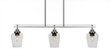 Odyssey 3 Light Oversized Island Pendant 37 Inch Length by Toltec - 2636-BN-210