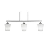 Odyssey 3 Light Oversized Linear Island Pendant 38 Inch Length by Toltec - 2636-38-1025-38