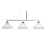 Odyssey 3 Light Oversized Linear Island Pendant 43.5 Inch Length by Toltec - 2636-435-875-435