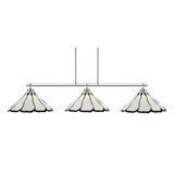 Odyssey 3 Light Large Linear Island Pendant 16 Inch Wide by Toltec - 2633-91