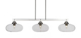 Odyssey 3 Light Oversized Island Pendant 52.75 Inch Length by Toltec - 2633-BN-206