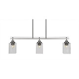 Odyssey 3 Light Oversized Linear Island Pendant 36 Inch Length by Toltec - 2636-36-95-36