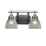 Odyssey 2 Light Vanity Light 17.25 Inch Length by Toltec - 2612-BN-4760