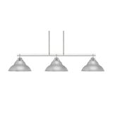 Odyssey 3 Light Linear Island Pendant 52.75 Inch Length by Toltec - 2633-428