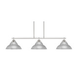 Odyssey 3 Light Linear Island Pendant 52.75 Inch Length by Toltec - 2633-428