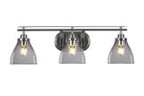 Odyssey 3 Light Vanity Light 28.25 Inch Length by Toltec - 2613-BN-4760