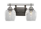 Odyssey 2 Light Vanity Light 17 Inch Length by Toltec - 2612-BN-4810