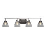 Odyssey 4 Light Vanity Light 39.75 Inch Length by Toltec - 2614-BN-4760