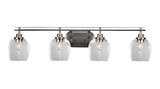 Odyssey 4 Light Vanity Light 39.25 Inch Length by Toltec - 2614-BN-4810