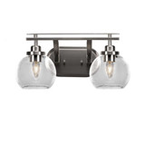 Odyssey 2 Light Vanity Light 16.75 Inch Length by Toltec - 2612-BN-4100