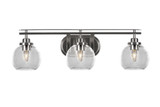 Odyssey 3 Light Vanity Light 27.75 Inch Length by Toltec - 2613-BN-4100