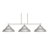 Odyssey 3 Light Large Linear Island Pendant 10 Inch Tall by Toltec - 2633-94