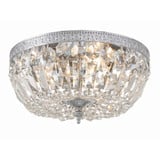 Ceiling Mount 3 Light 12 Inch Wide Flush Mount by Crystorama - 712