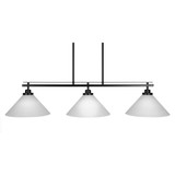 Odyssey 3 Light Oversized Island Pendant 43.5 Inch Length by Toltec - 2636-MB-4001