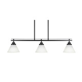 Odyssey 3 Light Oversized Island Pendant 39 Inch Wide by Toltec - 2636-MB-4051