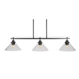 Odyssey 3 Light Oversized Island Pendant 42 Inch Length by Toltec - 2636-MB-304