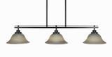 Odyssey 3 Light Oversized Island Pendant 42 Inch Wide by Toltec - 2636-MB-603