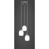 Europa 3 Light Small Pendant 10.75 Inch Wide by Toltec - 28-1075-8-