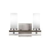 Belmont 2 Light Vanity Light 10.75 Inch Length by Toltec - 2712-GPDW-801