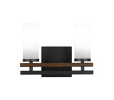 Belmont 2 Light Vanity Light 10.75 Inch Length by Toltec - 2712-GPDW-801