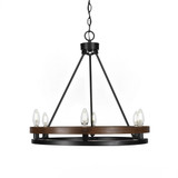 Belmont 6 Light Medium Chandelier by Toltec - 2706-222521
