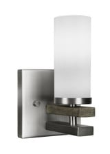 Belmont 1 Light Cylinder Glass Wall Sconce 8.25 Inch Wide by Toltec - 2711-225-825-