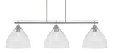Odyssey 3 Light Island Pendant 43.25 Inch Length by Toltec - 2636-MB-4630