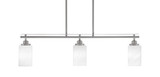 Odyssey 3 Light Island Pendant 36.5 Inch Length by Toltec - 2636-MB-3001