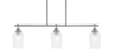 Odyssey 3 Light Island Pendant 36.75 Inch Length by Toltec - 2636-MB-4250