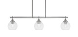 Odyssey 3 Light Island Pendant 37.75 Inch Length by Toltec - 2636-MB-4100
