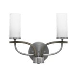 Monterey 2 Light Vanity Light 12.5 Inch Length by Toltec - 2912-GPDW-801