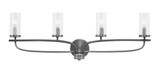 Monterey 4 Light Vanity Light 32.25 Inch Length by Toltec - 2914-GPDW-800
