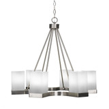 Nouvelle 6 Light Large Chandelier by Toltec 3026-GP-531 - 3026-GP-531