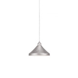 Vintage 1 Light Steel Small Pendant by Toltec - 282-10-675-