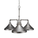 Vintage 3 Light Medium Chandelier by Toltec 283-24195 - 283-24195
