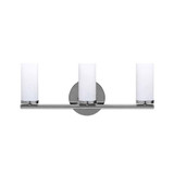 Trinity 3 Light Vanity Light 18.25 Inch Length by Toltec - 2813-75-80