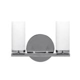 Trinity 2 Light Vanity Light 10.5 Inch Length by Toltec - 2812-75-80